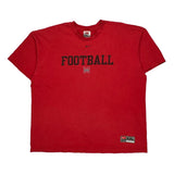 Nebraska Cornhuskers Nike Football T-Shirt - 2XL Red Cotton