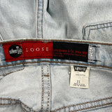 Levis Denim Shorts - 29W 10L Light Wash Cotton