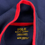 Polo By Ralph Lauren Track Jacket - Medium Blue Cotton