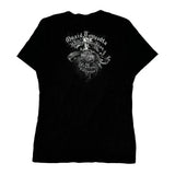 Motorcycles Harley Davidson Graphic T-Shirt - Medium Black Cotton
