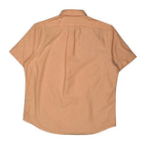 Polo By Ralph Lauren Short Sleeve Shirt - Large Orange Cotton