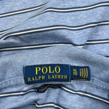 Polo By Ralph Lauren Striped Polo Shirt - XL Blue Cotton