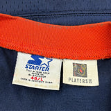 Broncos Starter #84 Sharpe Football Jersey - Large Navy Polyester