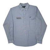 American Panel Hearth Products Ralph Lauren Shirt - XL Blue Cotton