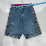 Route 66 Cargo Denim Shorts - 26W US 4 Blue Denim