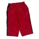 Nike Track Pants - Large Red Polyester