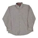 Tommy Hilfiger Striped Shirt - XL Red Cotton