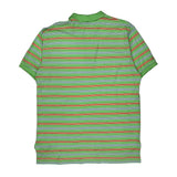 Polo By Ralph Lauren Striped Polo Shirt - XL Green Cotton