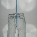 501 Levis Jeans - 28W UK 8 Light Wash Denim