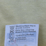 Masi Hanes Single Stitch T-Shirt - Large Yellow Cotton