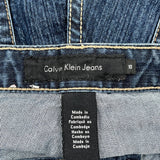 Calvin Klein Jeans Boot Cut Jeans - 34W US 10 Dark Wash Cotton