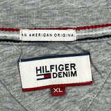 Hilfiger Denim T-Shirt - XL Grey Cotton