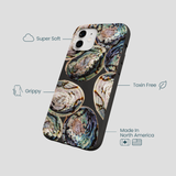 Black Abalone Shells iPhone 12/ iPhone 12 Pro Case