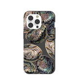 Black Abalone Shells iPhone 14 Pro Case
