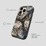 Black Abalone Shells iPhone 14 Pro Case