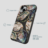 Black Abalone Shells iPhone 15 Plus Case