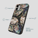 Black Abalone Shells iPhone 16 Plus Case