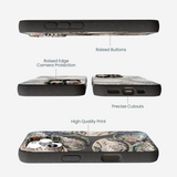 Black Abalone Shells iPhone 16 Pro Max Case