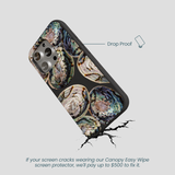 Black Abalone Shells iPhone 16 Pro Case