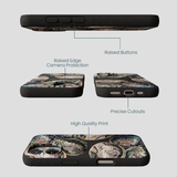 Black Abalone Shells iPhone 16 Case