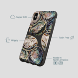 Black Abalone Shells iPhone XR Case