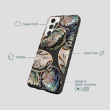 Black Abalone Shells Samsung Galaxy S21 Case