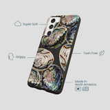 Black Abalone Shells Samsung Galaxy S22 Case