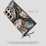 Black Abalone Shells Samsung Galaxy S24 Ultra Case
