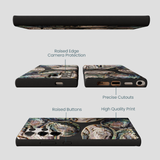 Black Abalone Shells Samsung Galaxy S24 Ultra Case