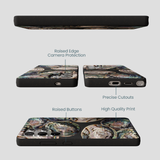 Black Abalone Shells Samsung Galaxy S25 Ultra Case