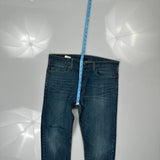 Levis Slim Fit Jeans - 36W 30L Blue Cotton