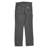 Carhartt Carpenter Pants - 28W 30L Gray Cotton Blend