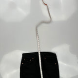 501 Levis Jeans - 32W 28L Black Denim