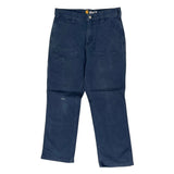 Carhartt Carpenter Trousers - 31W 30L Blue Cotton