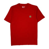 Carhartt T-Shirt - Small Red Cotton
