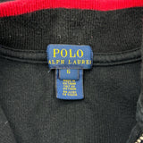 Age 6 Polo By Ralph Lauren 1/4 Zip - XS Black Cotton