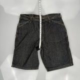 Unbranded Carpenter Shorts - 38W 13L Black Cotton