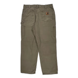 Carhartt Carpenter Trousers - 36W 30L Khaki Cotton