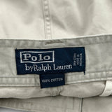 Polo By Ralph Lauren Cargo Shorts - 31W 10L Beige Cotton