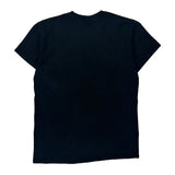 Flame Logo Thrasher Graphic T-Shirt - Medium Black Cotton