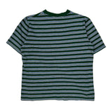 Made In USA Polo By Ralph Lauren Striped T-Shirt - Medium Green Cotton
