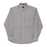 Gant Checked Shirt - Large White Cotton