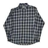 Carhartt Checked Flannel Shirt - 2XL Grey Cotton