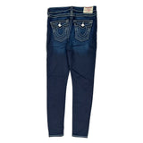 True Religion Skinny Jeans - 29W US 4 Dark Wash Cotton Blend