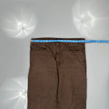 Unbranded Cargo Pants - 36W 32L Brown Cotton