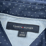Tommy Hilfiger Polka Dot Patterned Shirt - Large Blue Cotton