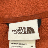 The North Face Snap T Fleece Hoodie - XL Orange Polyester