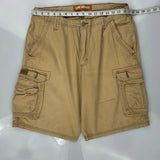 Lee Cargo Shorts - 34W 10L Beige Cotton