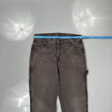 Unbranded Carpenter Pants - 32W 34L Gray Cotton