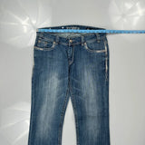 Rock & Roll Hall Of Fame Boot Cut Jeans - 34W US 10 Blue Denim
